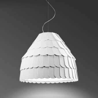 Fabbian  F12  Roofer lampa wisząca kolor biały wielkości
