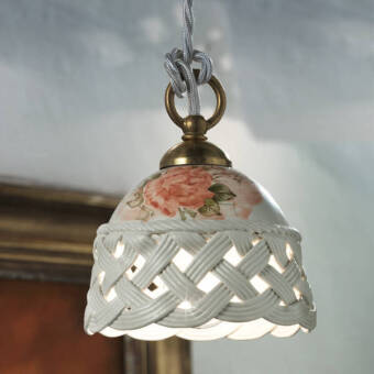 Ferroluce Ceramika Verona art. C 950 lampa wisząca 