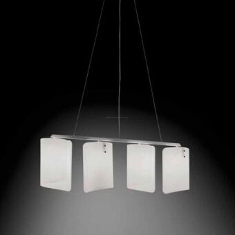 Selene  Illuminazione art.0383/4  Sospensione  Papiro 4 x 100 W  lampa wisząca kolory