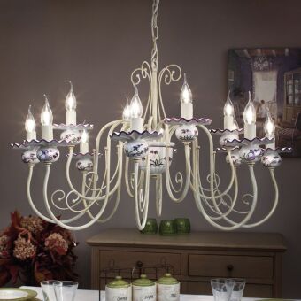 Ferroluce Sanremo Art. C410 / 12 LA lampa wisząca - żyrandol