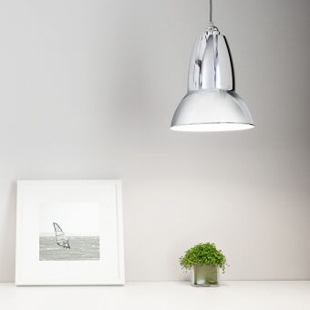 Anglepoise Duo  TM Maxi Pendant  lampa wisząca kolor chrom WYPRZEDAŻ !