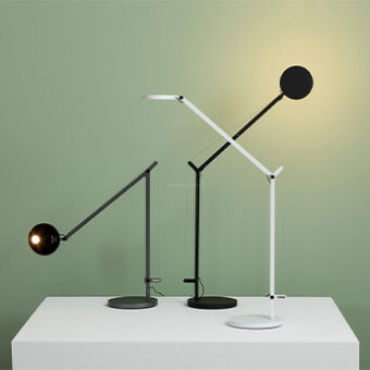 Artemide Demetra Table LED lampa na biurko kolory