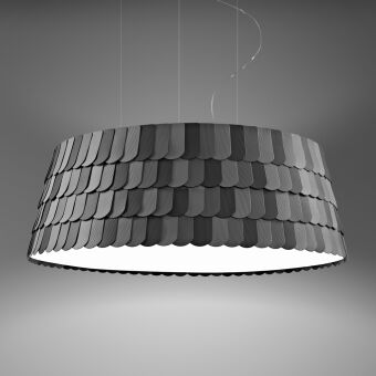 Fabbian F12 Roofer lampa wisząca kolor szary wielkości