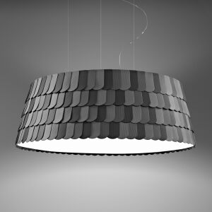 Fabbian F12 Roofer lampa wisząca kolor szary wielkości