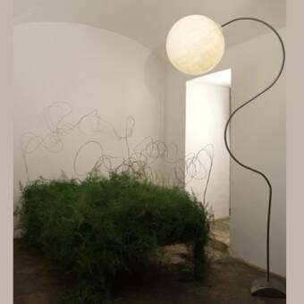 IN-es.Artdesign Luna Piantana  lampa podłogowa  Ø50 cm klosz