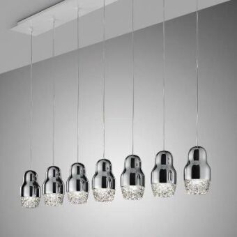 Axo Light Fedora Suspension SP Fedor 7 lampa wisząca kolory