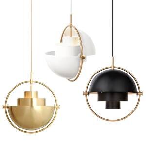 Gubi Multi -  Lite  Pendant  - small bras base lampa wisząca kolory