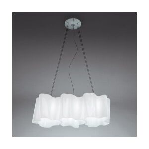 Artemide LOGICO  Mini Sospensione 3 in linea lampa wisząca klosz średni