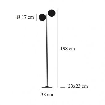 Catellani&Smith Lederam F 2 lampa podłogowa kolory