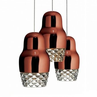 Axo Light Fedora Suspension SP Fedor 3 lampa wisząca kolory