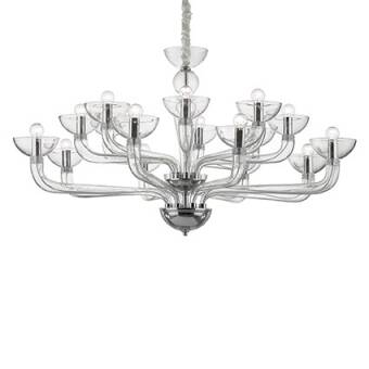 Ideal Lux Casanova SP 16  CODE 044248  żyrandol kolor przeźroczysty