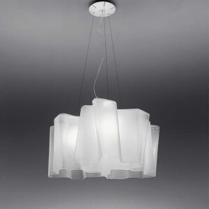 Artemide  LOGICO Sospensione Mini  3 x 120  lampa wisząca klosz średni