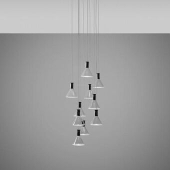 Fabbian Multispot Polair LED  F32 A43 00 lampa wisząca 