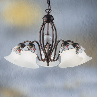 Ferroluce Ferrara Art. C194 / 5 LA lampa wisząca