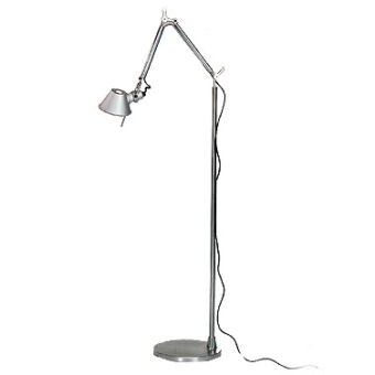  Artemide TOLOMEO  Micro Terra HALO / Micro Terra LED  lampa podłogowa kolor aluminium