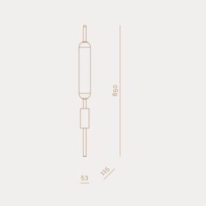 Il Fanale Typha 285.05 ON LED kinkiet