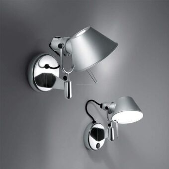 Artemide TOLOMEO  Micro Faretto  HALO /LED kinkiet  - reflektor kolor aluminium typy