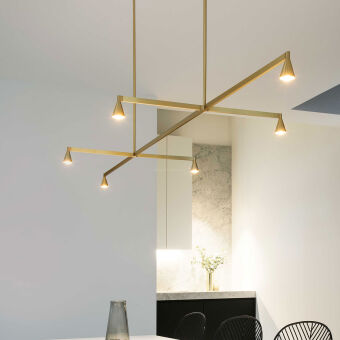 Trizo 21  Austere -Suspension  1+  lampa wisząca kolory