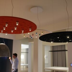 Artemide Silent Field  lampa wisząca kolory
