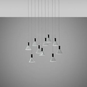 Fabbian Multispot Polair LED F32 A48 00 lampa wisząca