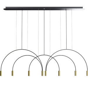 Estiluz Volta L165.1T1D1T LED lampa wisząca kolory