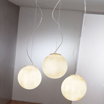 In - es.Artdesign Tre Lune lampa wisząca 3 x Ø 25 cm
