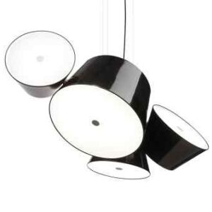Marset Tam Tam  Mini  lampa wisząca  kolor czarny + czarny