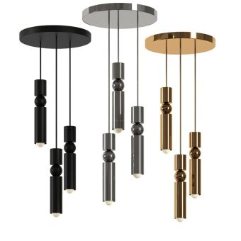 Lee Broom Fulcrum Chandelier 3 Piece lampa wisząca kolory