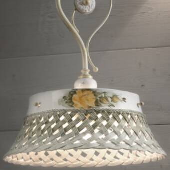   Ferroluce Ceramika  Verona art. C1223 SO   lampa wisząca