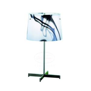  Mazzega1946  White&Black  TA 4037 lampa stołowa